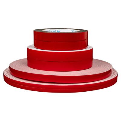 वायरवे सुरक्षित करने के लिए एक तरफा लाल कस्टम आकार पीई फोम टेप