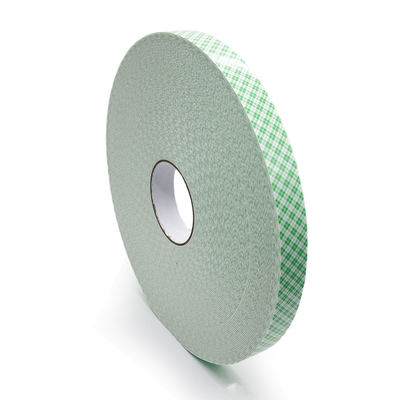 डबल लेपित पीयू फोम टेप 1 मिमी सफेद एक्रिलिक चिपकने वाला 24m