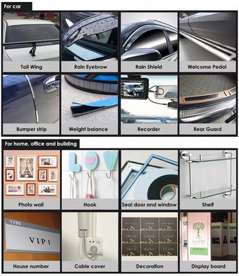 Double Sided PE Foam Tape with Custom Thickness and Temperature Resistance for Banner Seaming