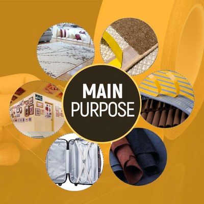 पीवीसी वेदर स्ट्रिप्स और फर्श के लिए 220MIC मोटाई के साथ उच्च चिपकने वाली शक्ति वाली डबल साइडेड फाइबरग्लास मेश टेप